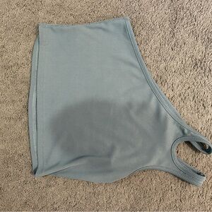 One-Shoulder Ribbed Tank Top